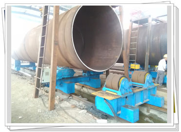 Fit Up Hydraulic Adjustable Welding Rollers Used In Pipe Growing Line