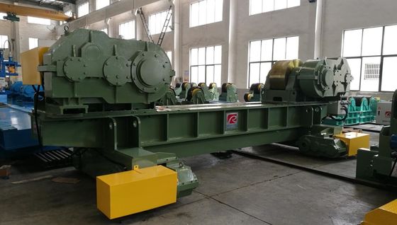 10m 700T Pipe Welding Rollers Mobile On Rail