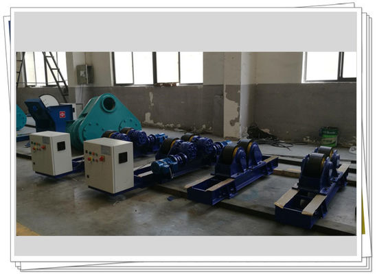 2800mm Adjustable 10T Pipe Welding Vessel Rollers With PU Wheel