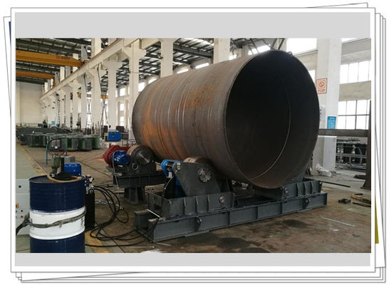 Adjustable Anti Drift Pipe Turning Rollers With Steel Wheel