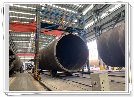 عمود برج أنبوبي SAW Welding Manipulator 5m التماس الطولي الخارجي