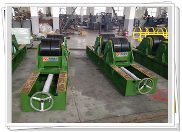 Double Wheel Tank Turning Rolls Lead Screw Adjustable , Pipe Welding Rotator